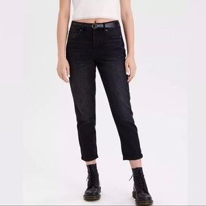 AMERICAN EAGLE stretchy Tomgirl jeans, dark navy